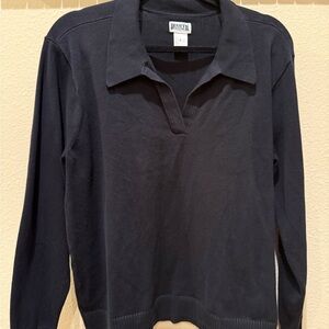 Duluth Trading Co Women's Black V-Neck Sweater